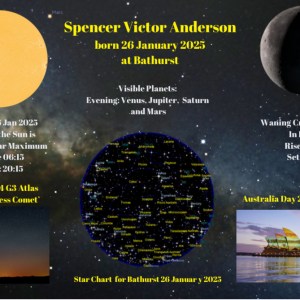 Access Your Personalised Astronomical Chart - Digital